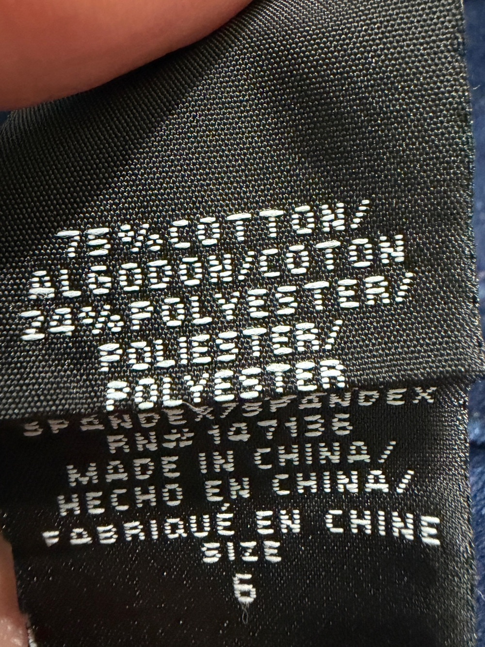 1822 Denim Blue Skinny Jeans, Capri - Picture 11 of 16